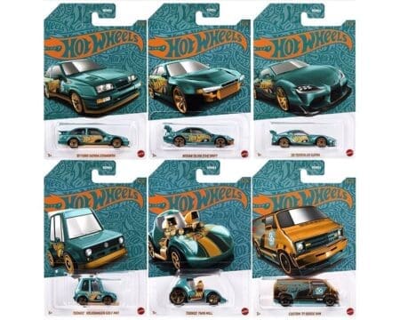 Hot Wheels 1:64 Pear & Chrome 2024 F case Assortment