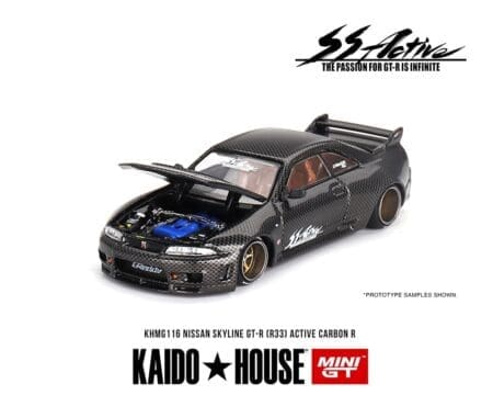 Kaido House x Mini GT 1:64 Nissan Skyline GT-R (R33) Active Carbon R - Image 2