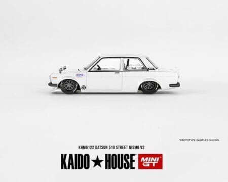 Kaido House x Mini GT 1:64 Datsun 510 Street Nismo V2- White - Image 2