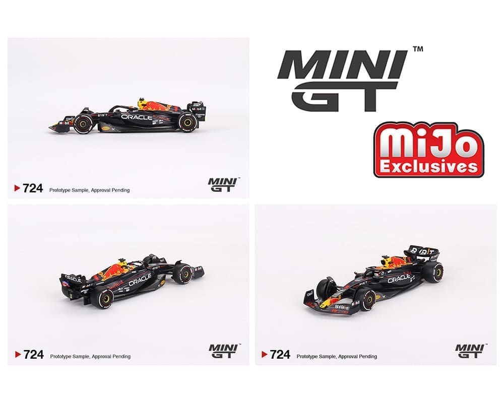 (Preorder) Mini GT 1:64 Oracle Red Bull Racing RB19 #1 Max Verstappen F1 2023 Bahrain GP Winner - MiJo Exclusives
