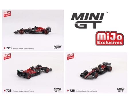 Mini GT 1:64 Alfa Romeo C43 #24 Zhou Guanyu 2023 F1 2023 Australian GP- MiJo Exclusives