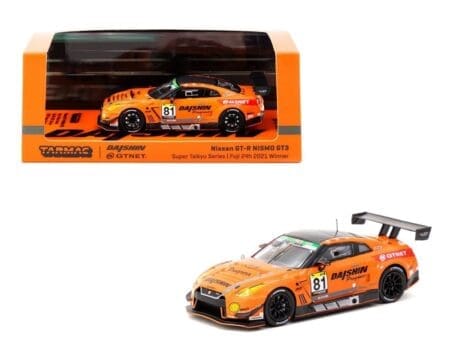 Tarmac Works 1:64 Nissan GT-R NISMO GT3 Super Taikyu Series 2021 Fuji 24 hours 2021 Winner GTNET Motor Sports