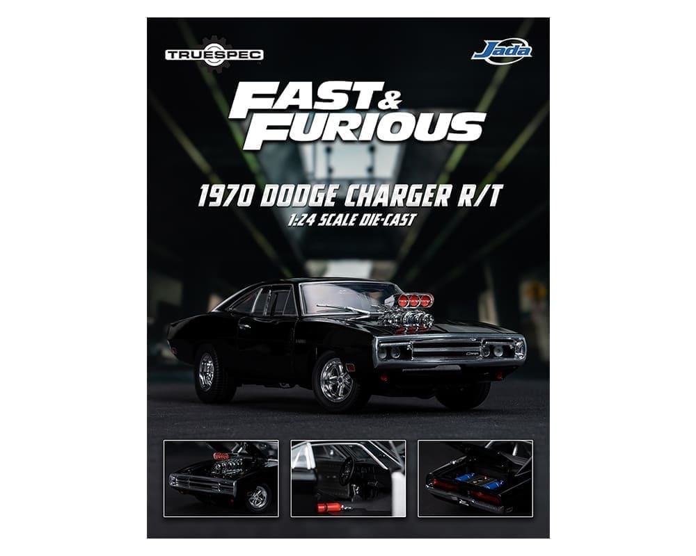 Jada 1:24 Fast & Furious 1970 Dodge Charger R/T - TrueSpec