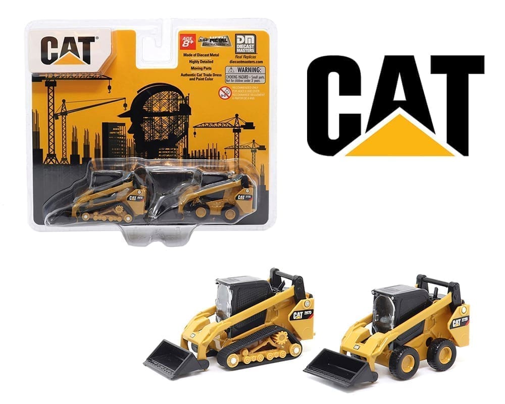 CAT 1:64 Cat 272D2 Skid Steer Loader & Cat 297D2 Compact