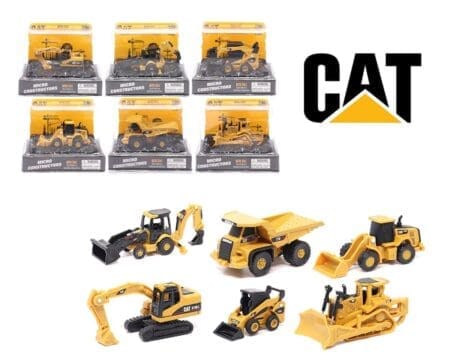Diecast Masters Cat Micro Constructors Assortment with 6 Styles in PDQ Display