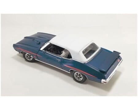 ACME 1:18 1970 Pontiac GTO Judge Convertible - Atoll Blue with White Top - The Judge - Limited Edition - Image 2