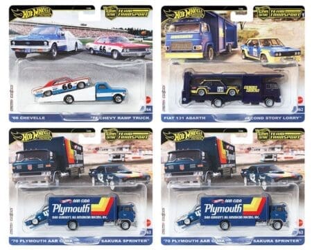 Hot Wheels 1:64 Team Transport 2024 A Case Assortment