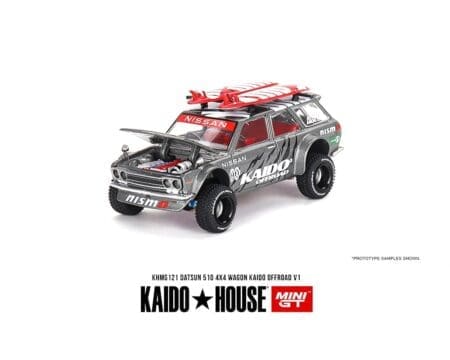 Kaido House x Mini GT 1:64 Datsun KAIDO 510 Wagon 4x4 Kaido Offroad V1 - Image 3