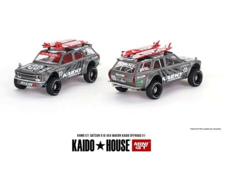 Kaido House x Mini GT 1:64 Datsun KAIDO 510 Wagon 4x4 Kaido Offroad V1
