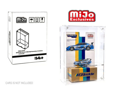 Showcase 1:64 Premium Collector Single Case with Shelve & Cover (6"x2.1/8"x8") - Mijo Exclusives