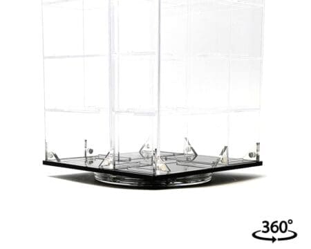 Showcase 1:64 24-Car Display Desk Top Spinner with Covers (6.5"x 6.5"x13.5") - MiJo Exclusives - Image 6