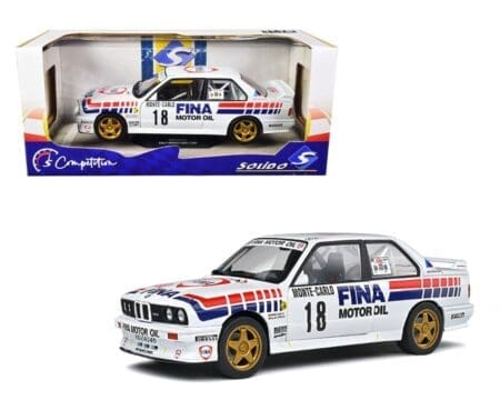 Solido 1:18 BMW 1990 E30 Rally Monte Carlo #18 - White