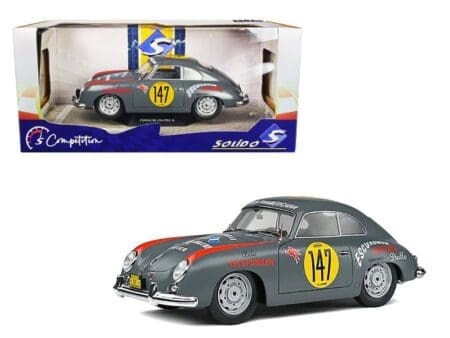 Solido 1:18 1954 Porsche 356 #147 Panamericana - Grey - Competition