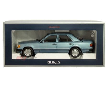 Norev 1:18 1990 Mercedes-Benz 230 E - Light Blue Metallic