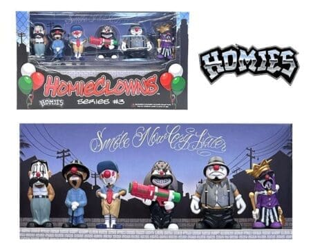 Homies Figures 2" Clowns Series 3 Set of 6 Figures