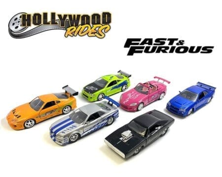 Jada 1:32 Fast & Furious Original Movie Assortment - Hollywood Rides - MiJo Exclusives - Display Tray Set of 12 - Image 2