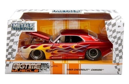 Jada 1:24 1969 Chevrolet Camaro with Flames (Red) – Bigtime Muscle