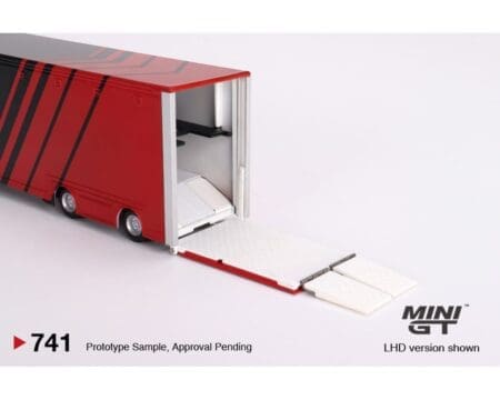 Mini GT 1:64 Mercedes-Benz Actros w/ Racing Transporter "ADVAN" - Image 2