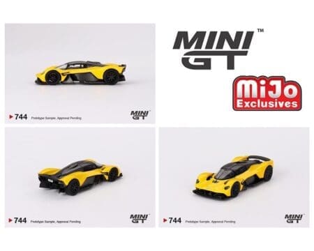 Mini GT 1:64 Aston Martin Valkyrie - Sunburst Yellow - Mijo Exclusives