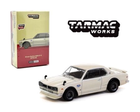 Tarmac Works 1:64 Nissan Skyline 2000 GT-R (KPGC10) Nismo Festival at FUJI Speedway 2023 Special Edition - White - Global64