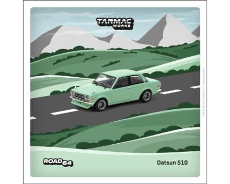 Tarmac Works 1:64 Datsun 510 - Light Green - Road64