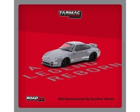 Tarmac Works 1:64 993 Remastered By Gunther Werks - Grey - Road64