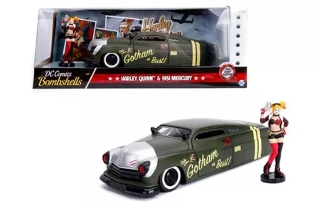 Jada 1:24 1951 Mercury & Harley Quinn - DC Comics - Hollywood Rides