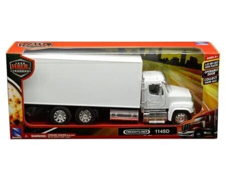 New Ray 1:32 Freightliner 114SD Box Truck (White) - Long Haul Trucker