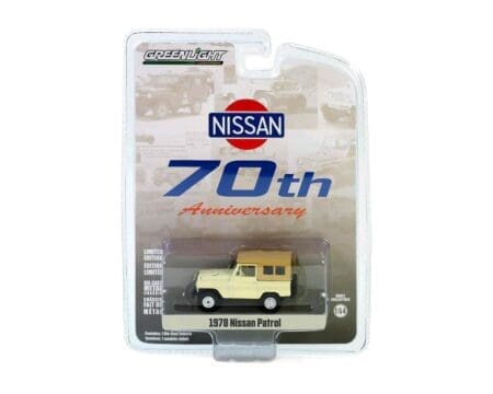 Greenlight 1:64 1978 Nissan Patrol - Nissan Patrol 70th Anniversary - Anniversary Collection Series 16 - Solid Pack