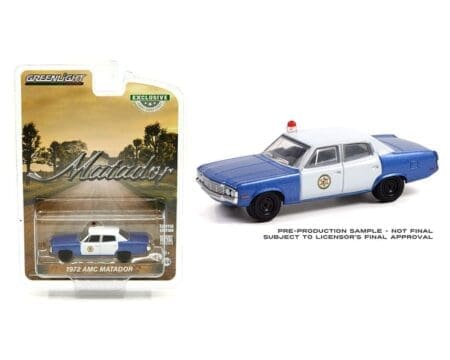 Greenlight 1:64 1972 AMC Matador - Colonial City Police - Hobby Exclusive