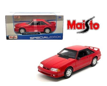 Maisto 1:24 1993 Ford Mustang SVT Cobra - Red - Special Edition