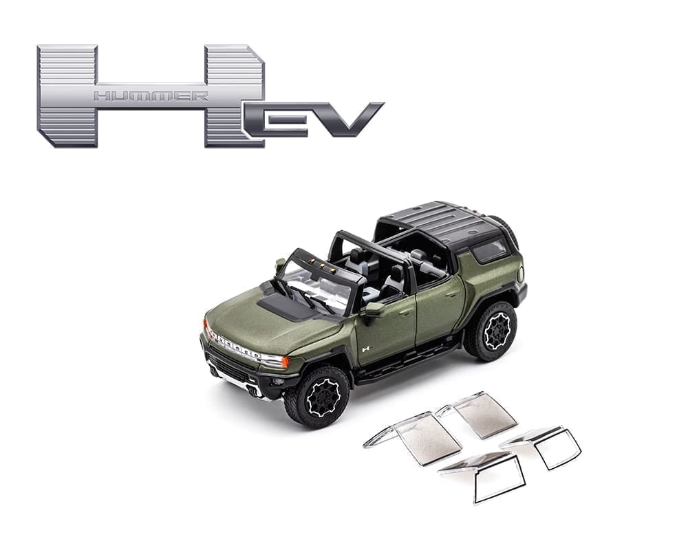 GCD 1:64 2023 GMC Hummer EV SUV (LHD) - Green - M & J Toys