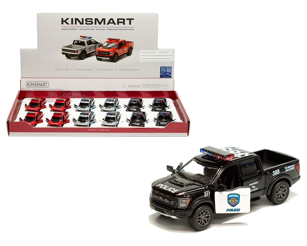 KiNSMART 2022 フォード F-150 ラプター SetOf3 1:78スケール 3インチ