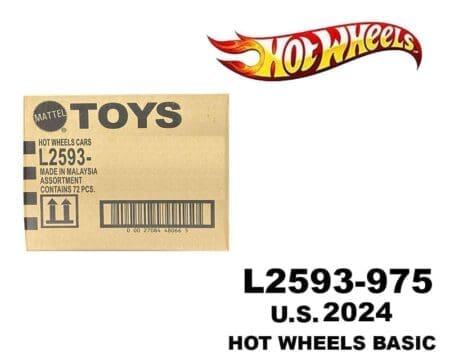 Hot Wheels 1:64 Basic Cars USA Assortment 2024 H Factory Sealed Case