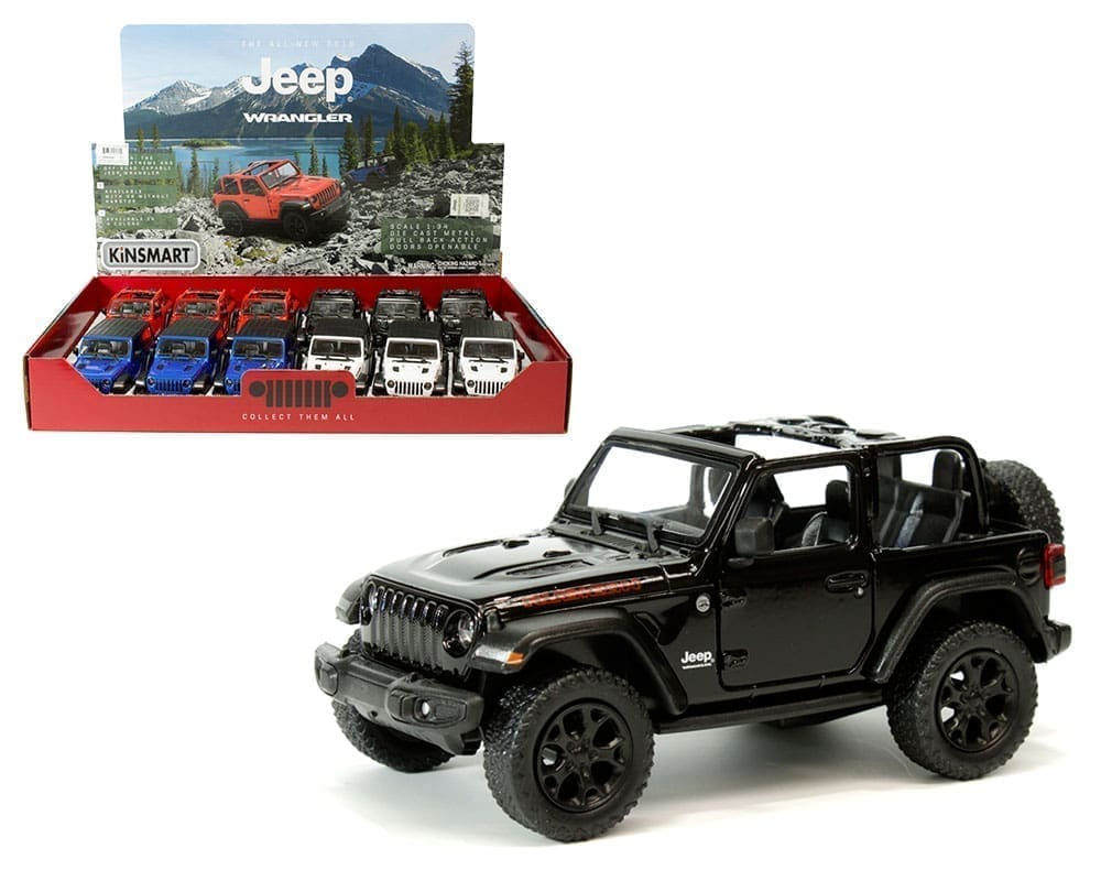 Kinsmart 1:32 2018 Jeep Wrangler Rubicon 4X4 Top Conv