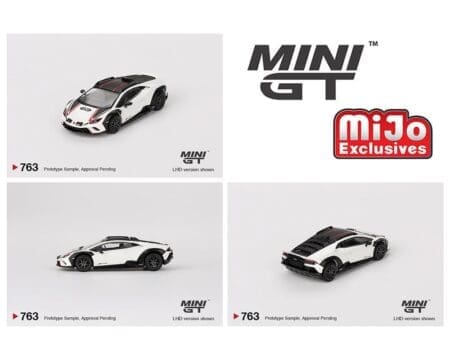 Mini GT 1:64 Lamborghini Huracán Sterrato - Bianco Asopo - MiJo Exclusives