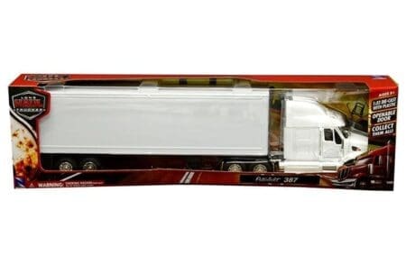 New Ray 1:32 Peterbilt 387 All White - Long Haul Truckers