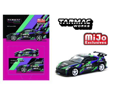 Tarmac Works 1:64 HKS Toyota GR86 - Black - Global64 - Mijo Exclusives