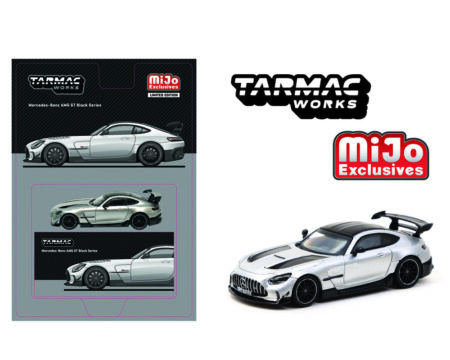 Tarmac Works 1:64 Mercedes-Benz AMG GT Black Series - Silver- Global64 - Mijo Exclusives
