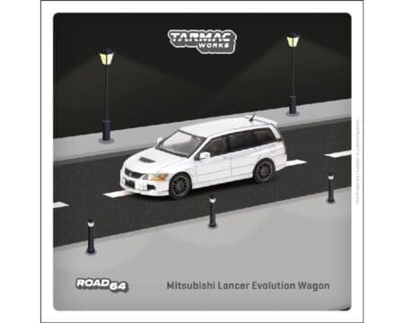 Tarmac Works 1:64 Mitsubishi Lancer Evolution Wagon - Silver - Road64