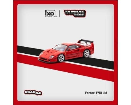 Tarmac Works 1:64 Ferrari F40 LM - Red - ixo Models - Road64
