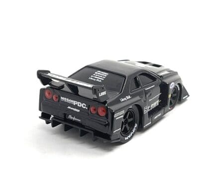 Muscle Machines 1:64 LBWK 1999 Nissan Skyline GT-R R34 - Black - Liberty Walk - Mijo Exclusives - Image 4