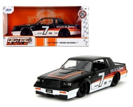 Jada 1:24 1987 Buick Grand National - Black and White - Bigtime Muscle