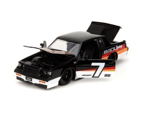 Jada 1:24 1987 Buick Grand National - Black and White - Bigtime Muscle - Image 2