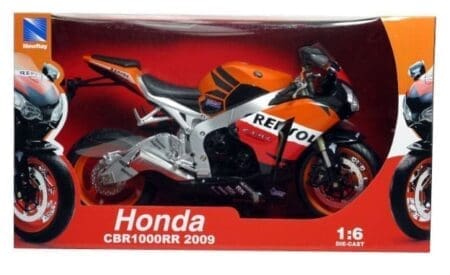New Ray 1:6 2009 Honda CBR1000RR Repsol (Red) – Motorcycles