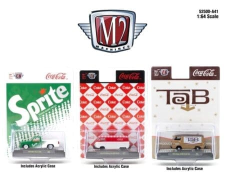 M2 Machines 1:64 Coca-Cola 2024 Release A41 Assortment