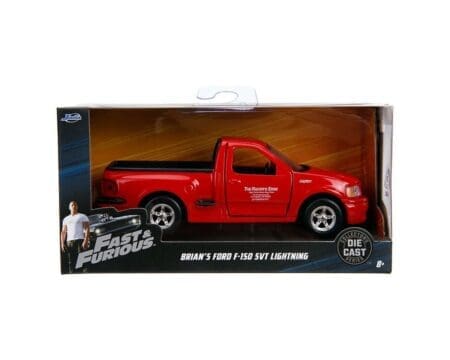 Jada 1:32 Brian's 1999 Ford F-150 Lightning (Red) - Fast & Furious