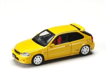 Hobby Japan 1:64 Honda Civic Type R (EK9) - Sunlight Yellow - JDM64 - Image 2