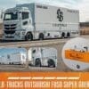 GCD 1:64 Liberty Walk LB-Trucks Mitsubishi Fuso Super Great