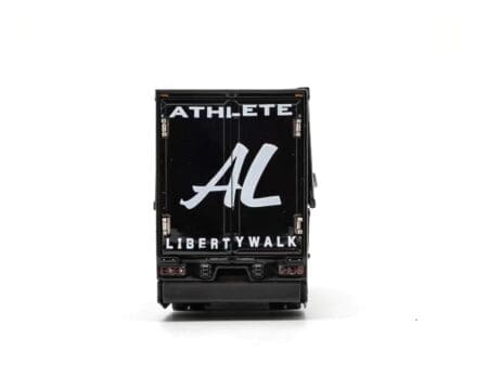 GCD 1:64 Liberty Walk LB-Trucks Mitsubishi Fuso Super Great Transporter Athlete - Black - Image 4
